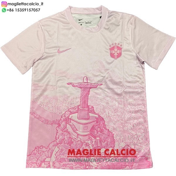thailandia speciale magliette nazionale brasile 2026 Rosa I Bianco