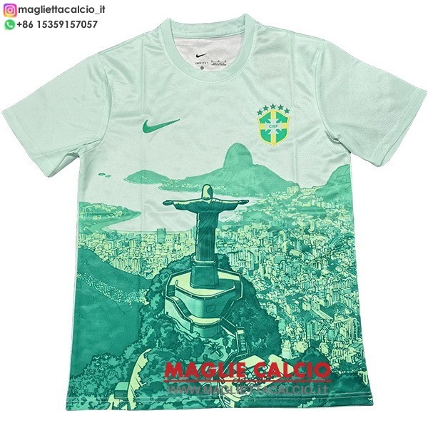 thailandia speciale magliette nazionale brasile 2026 Verde Luce