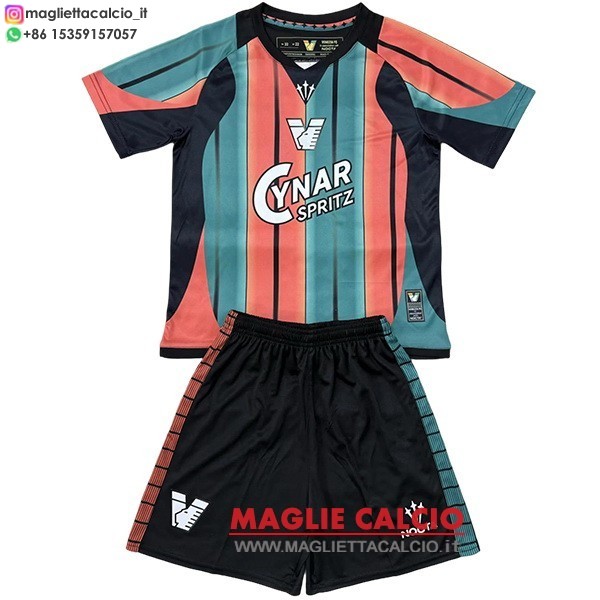 nuova terza magliette venezia set completo bambino 2025-2026