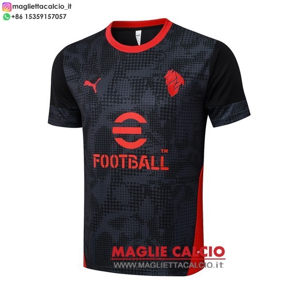 nuova formazione divisione magliette ac milan 2025-2026 nero rosso