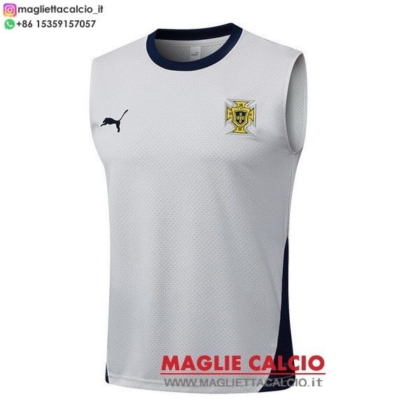 nuova senza maniche formazione divisione magliette portogallo 2026 bianco blu