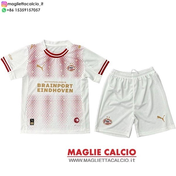nuova fourth maglietta psv eindhoven set completo bambino 2025-2026