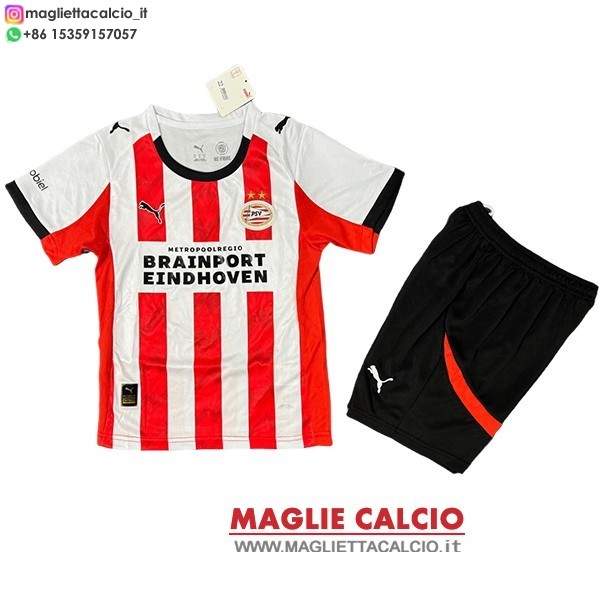 nuova prima maglietta psv eindhoven set completo bambino 2025-2026