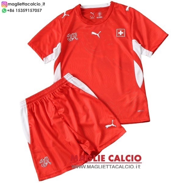 nuova prima magliette svizzera set completo bambino 2026