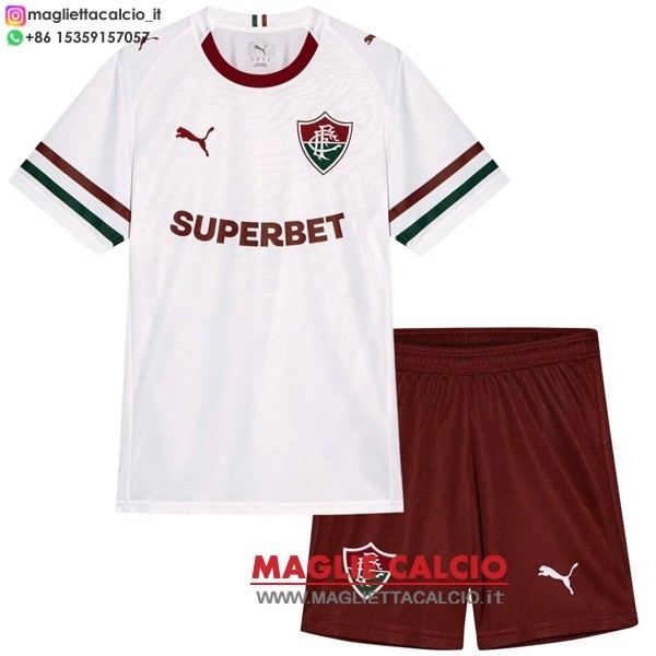 nuova seconda maglietta fluminense set completo bambino 2026-2027