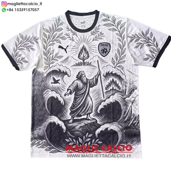 thailandia Speciale magliette israel 2026 Bianco Nero