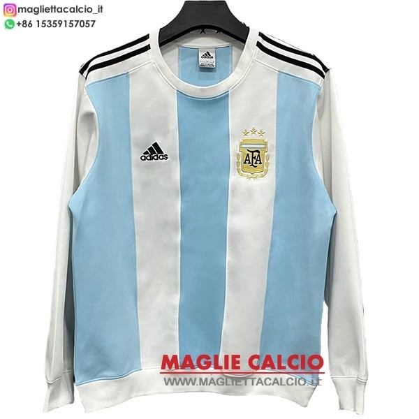 nuova argentina blu bianco felpa girocollo 2026