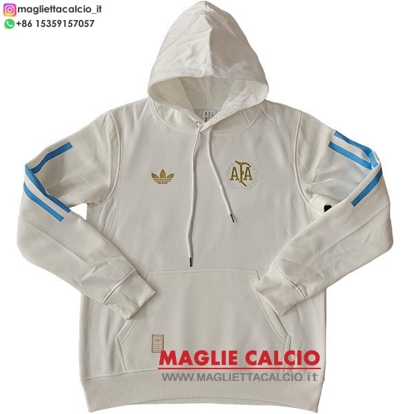 nuova argentina bianco felpa con cappuccio 2026