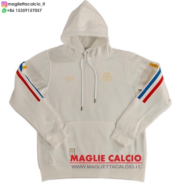 columbia bianco felpa con cappuccio 2026