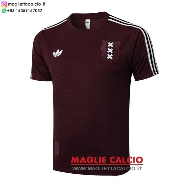 nuova formazione divisione magliette ajax 2025-2026 rosso