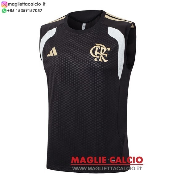 nuova senza maniche formazione divisione magliette flamengo 2026-2027 marrone
