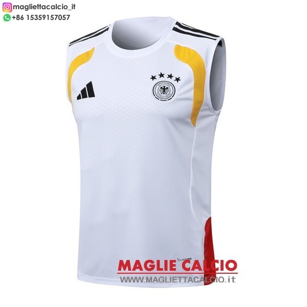nuova senza maniche formazione divisione magliette germania 2026 bianco i