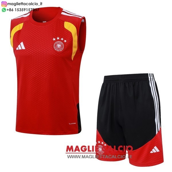 nuova senza maniche formazione set completo divisione magliette germania 2026 giallo nero
