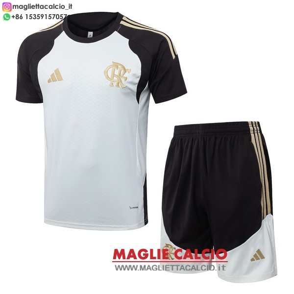 nuova formazione set completo divisione magliette flamengo 2026-2027 giallo bianco