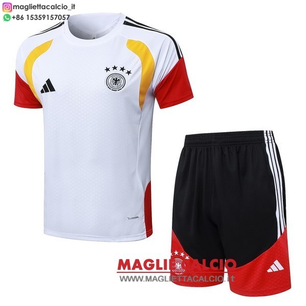 nuova formazione set completo divisione magliette germania 2026 bianco giallo nero