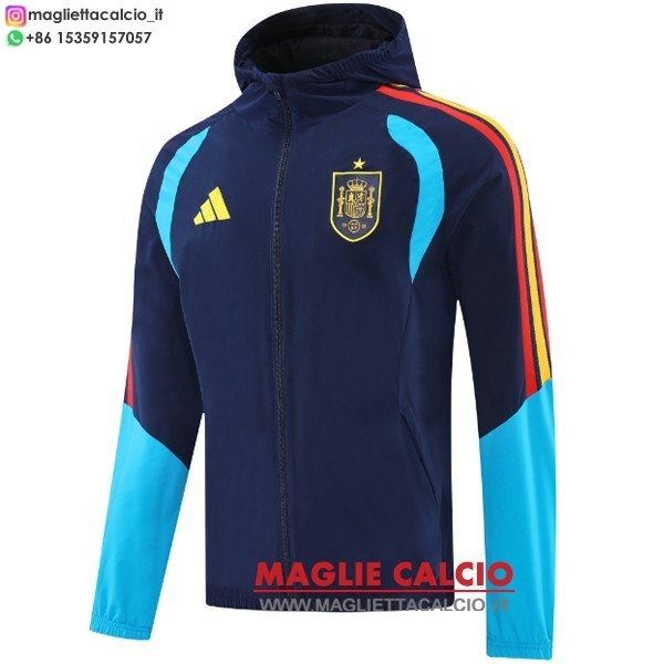 nuova spagna blu navy giacca con cappuccio full zip 2026