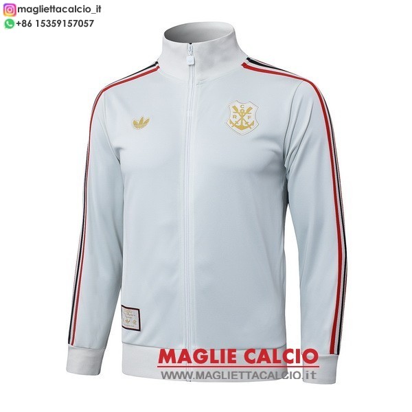 nuova flamengo grigio giacca lunga zip 2025-2026