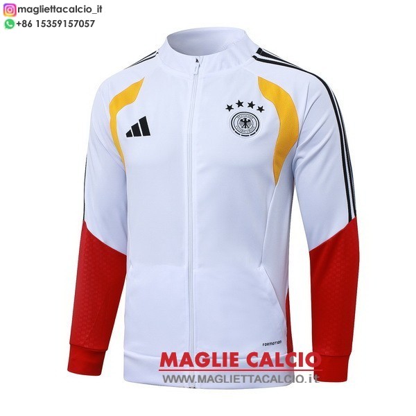 germania bianco rosso giallo giacca full zip allenamento 2026