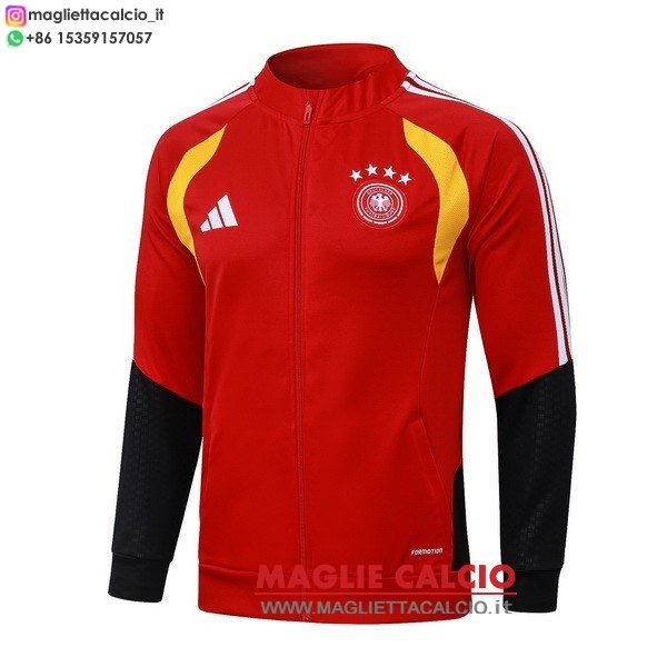germania rosso giallo nero giacca full zip allenamento 2026