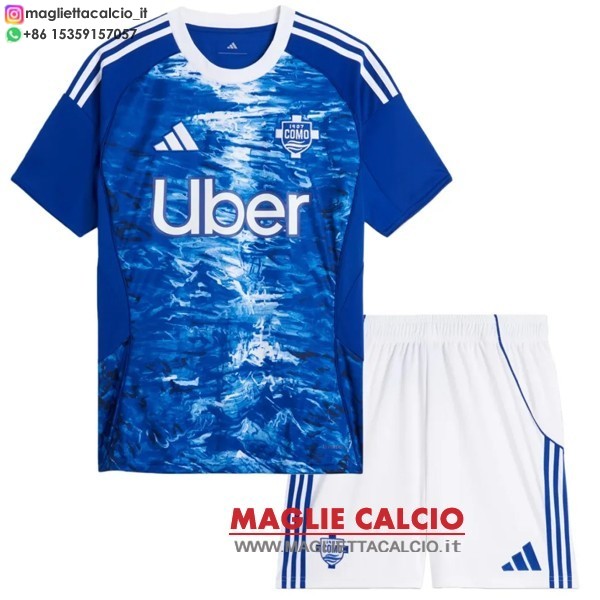 nuova prima magliette Como 1907 set completo bambino 2025-2026