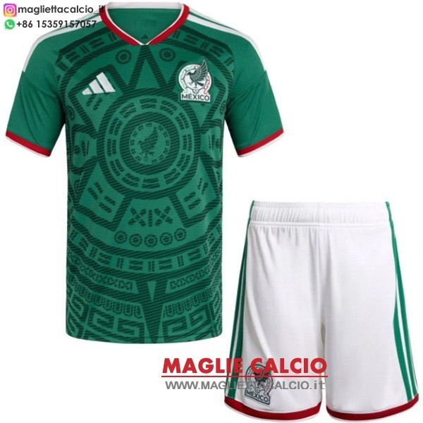 nuova Prima maglietta set completo mexico bambino 2026 Rosa