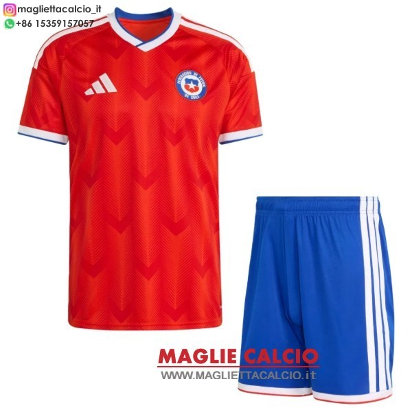 nuova prima magliette nazionale chile set completo uomo 2026