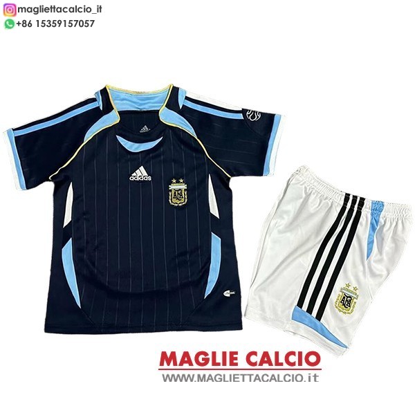 nuova Seconda magliette argentina retro bambino 2006