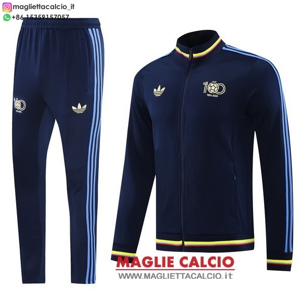 columbia insieme completo blu navy giacca full zip allenamento 2026