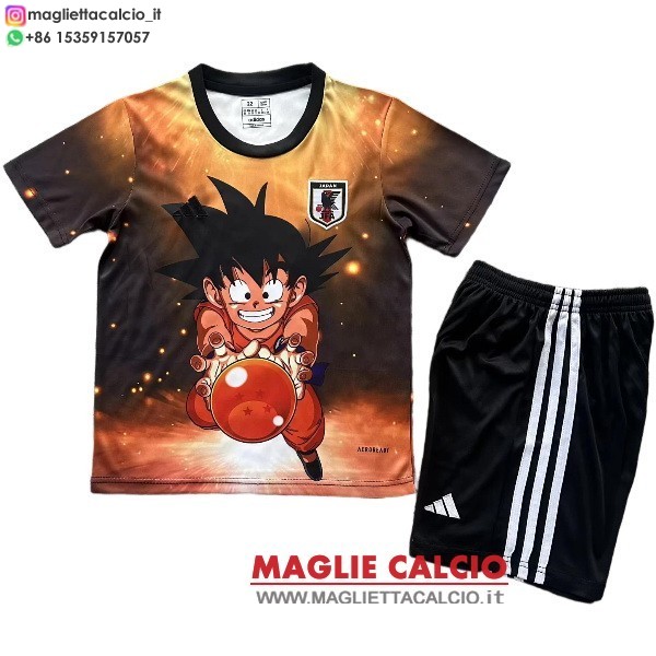 speciale magliette bambino Japon 2026 Arancione Nero