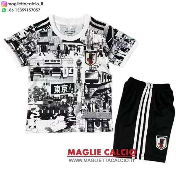 speciale magliette bambino Japon 2026 Bianco Nero