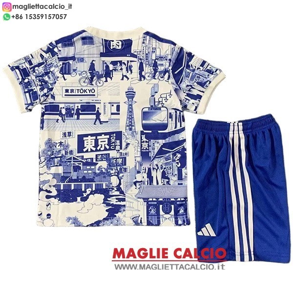 speciale magliette bambino Japon 2026 Blu Bianco
