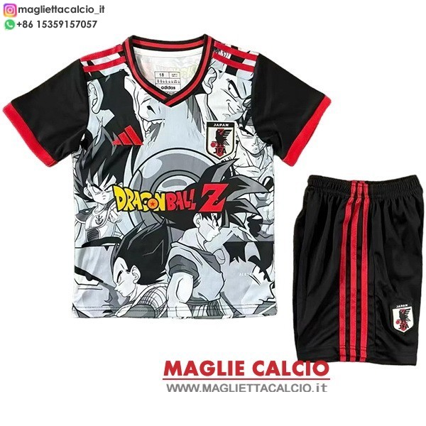speciale magliette bambino Japon 2026 Nero Bianco Rosso