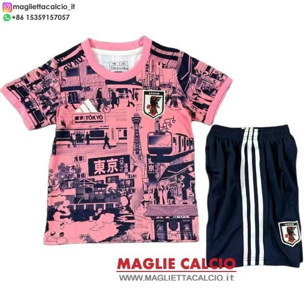 speciale magliette bambino Japon 2026 Rosa Nero