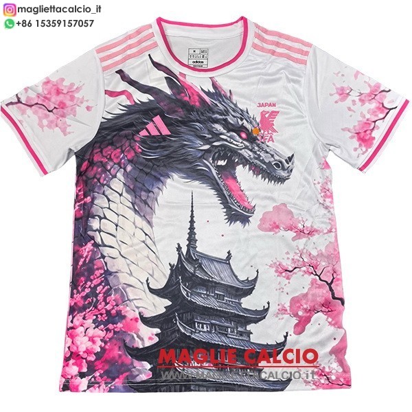 tailandia nuova speciale magliette nazionale japon 2026 rosa bianco nero