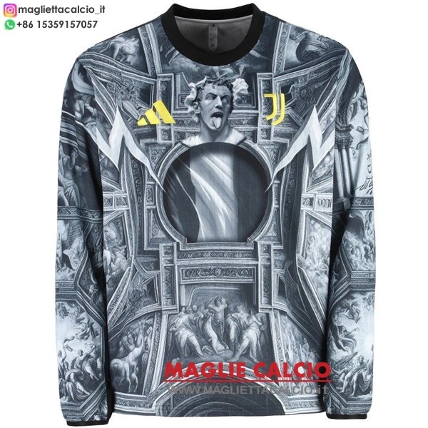 tailandia nuova speciale divisione ML magliette juventus 2025-2026 Grigio Nero