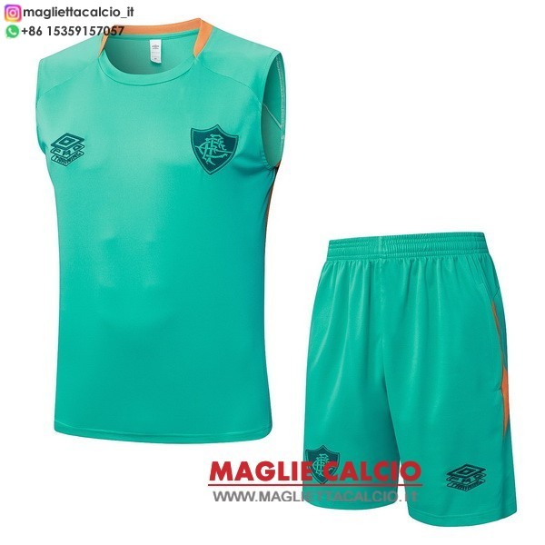 nuova senza maniche formazione set completo divisione magliette fluminense 2025-2026 verde