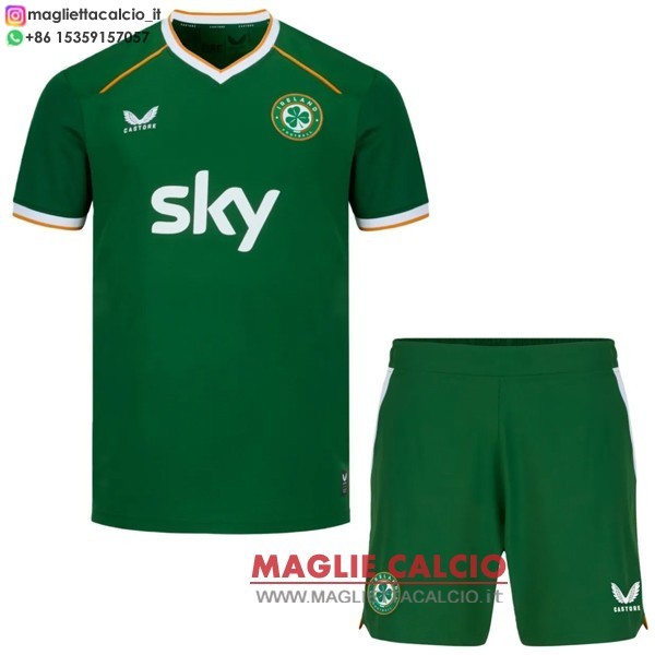 nuova prima maglietta set completo irlanda bambino 2026