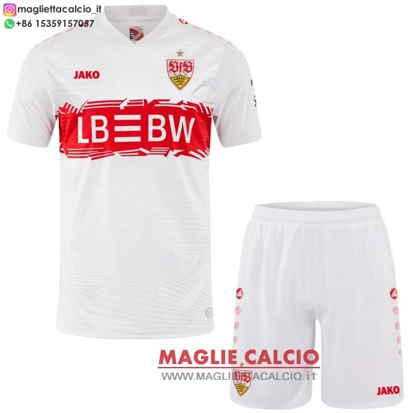 nuova prima magliette stuttgart set completo bambino 2025-2026