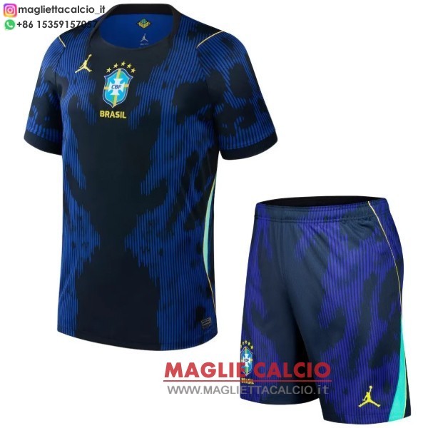 seconda magliette nazionale brasile set completo uomo 2026