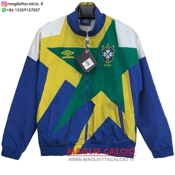 nuova brasil giacca a vento blu giallo verde 2026