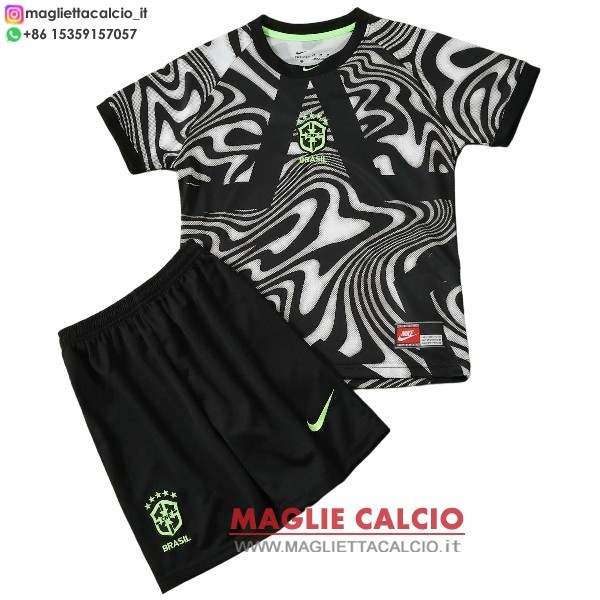 nuova portiere magliette Brasile bambino 2026 Grigio