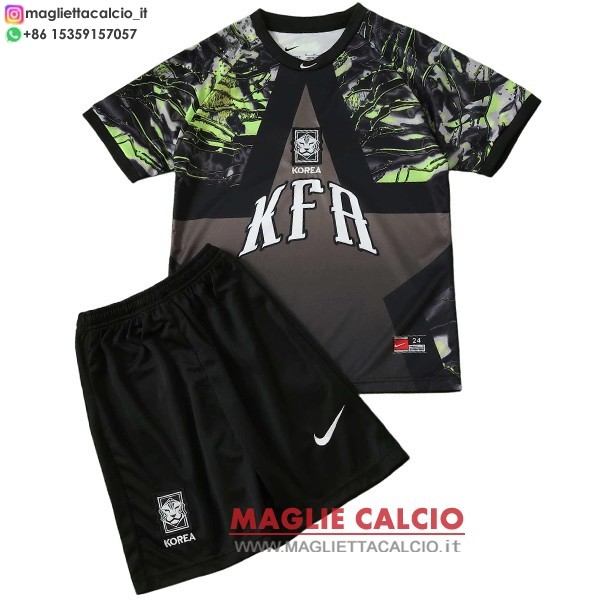 nuova portiere maglietta set completo corea bambino 2026 nero