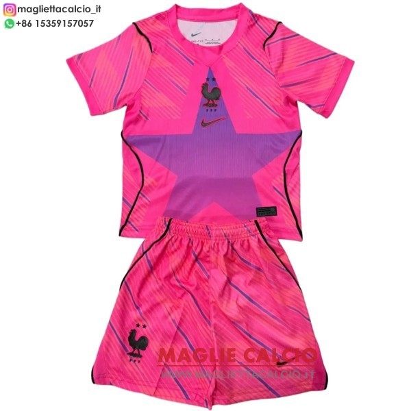 magliette portiere nazionale francia set completo uomo 2026 Rosa