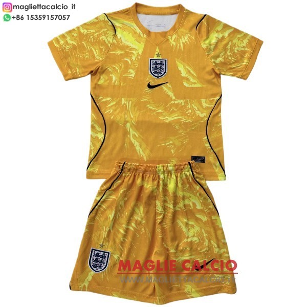 portiere magliette nazionale inghilterra set completo uomo 2026 Giallo