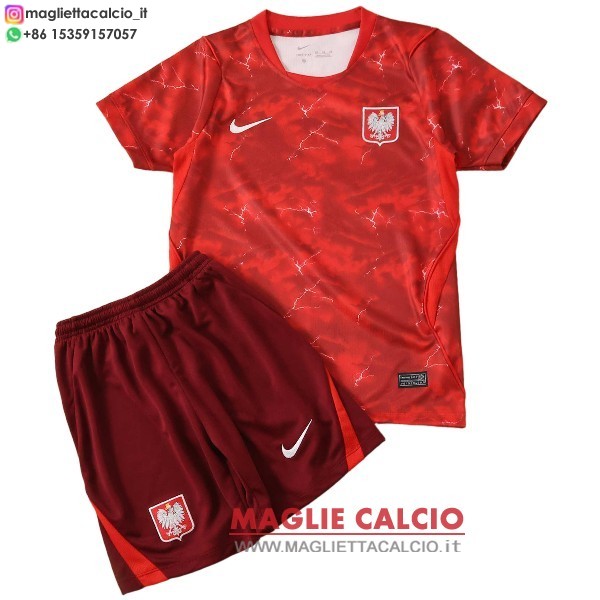 nuova seconda magliette polonia set completo bambino 2026