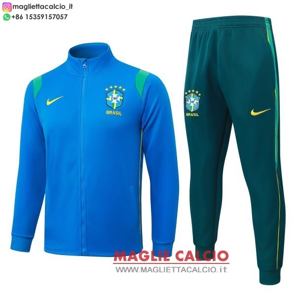 nuova brasil insieme completo blu verde giacca full zip 2026