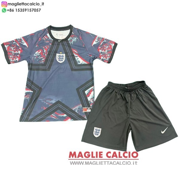 speciale magliette nazionale inghilterra set completo uomo 2026 Grigio Rosso