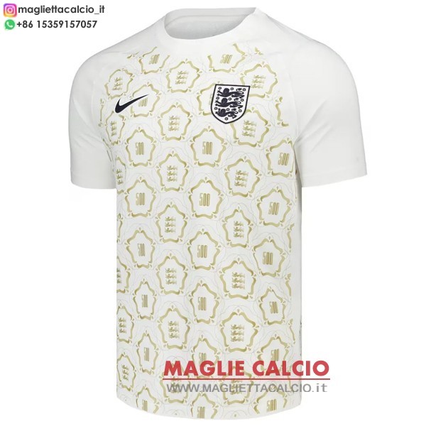 thailandia Speciale magliette nazionale inghilterra 2026 Bianco Giallo