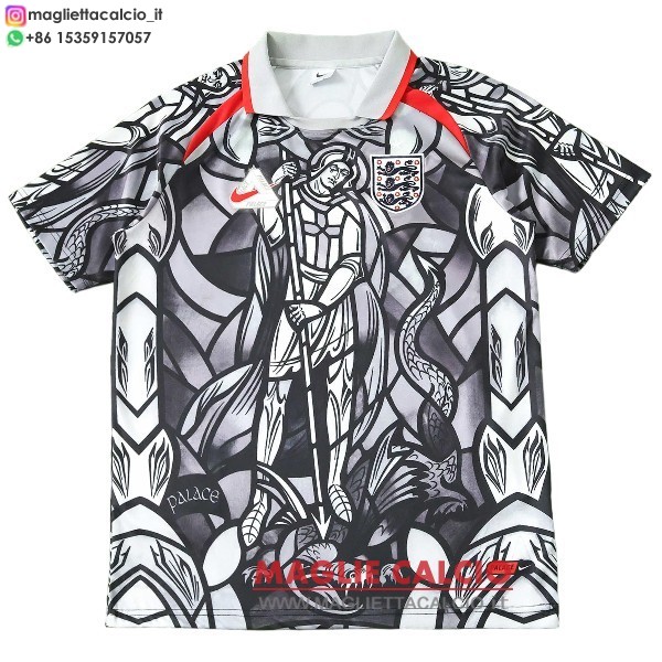 thailandia Speciale magliette nazionale inghilterra 2026 Grigio Bianco