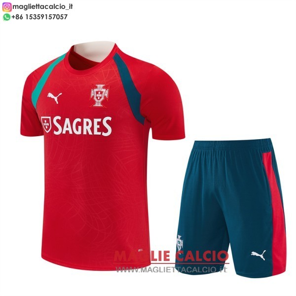 nuova formazione set completo divisione magliette portogallo 2026 rosso verde